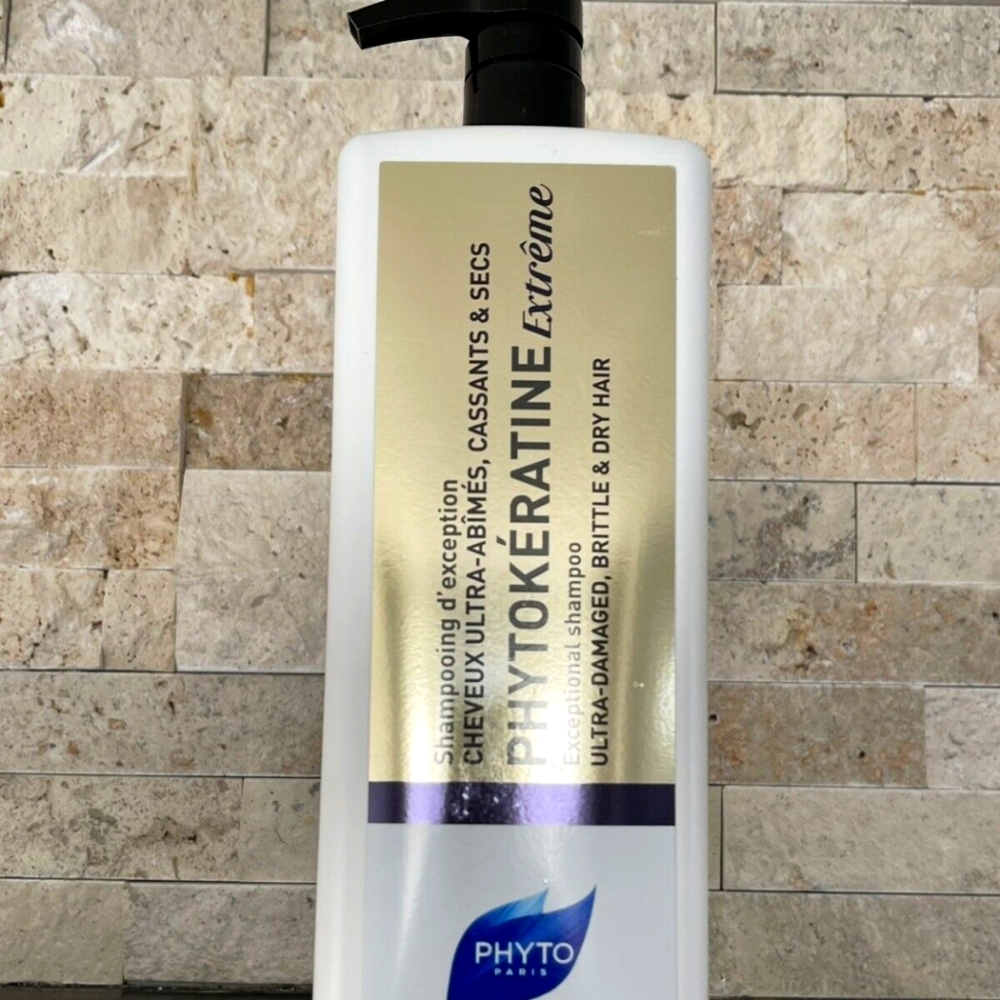 PHYTO Phytokeratine Extreme Exceptional Shampoo 33.8 oz *Plastic W/Pump